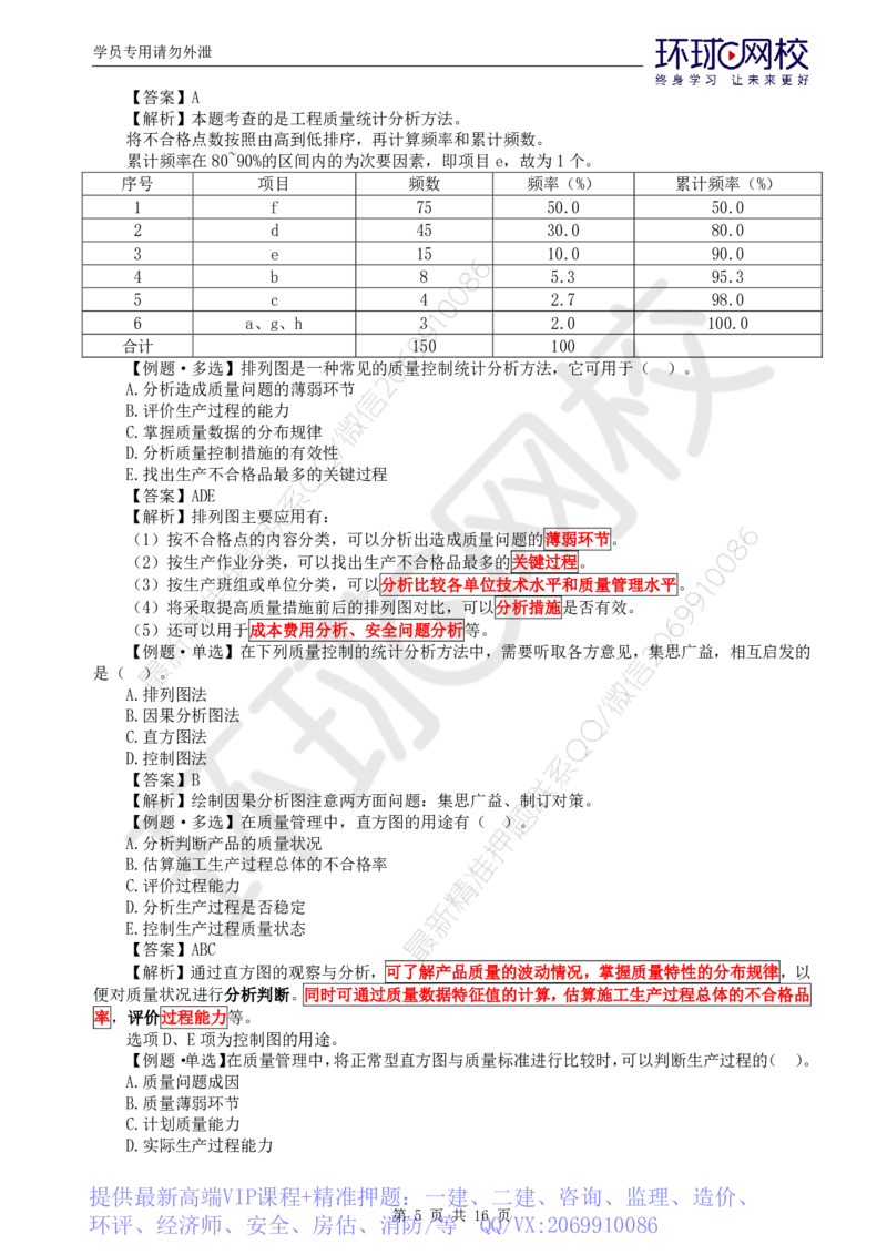 WM_第8讲质量：精题必练（三）_监理工程师_2025监理工程师_2025年监理工程师-各大机构_2025年监理-土建目标_机构1-HQ_02.精题必练-李.娜_讲义