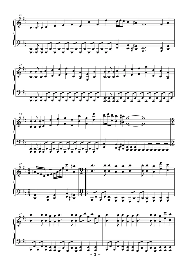 [Bosendorfer][normal][4]_一万首著名钢琴曲谱哈农贝多芬合集视频教学电子版高清无水印可打印_05动漫游戏钢琴谱合集_日系东方Project钢琴谱全集_东方project钢琴谱_10　魔界地方都市エソテリア