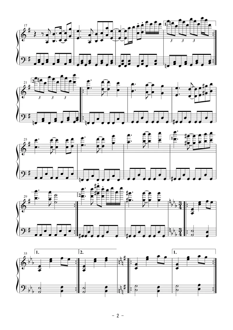 [Bosendorfer][normal][3]_一万首著名钢琴曲谱哈农贝多芬合集视频教学电子版高清无水印可打印_05动漫游戏钢琴谱合集_日系东方Project钢琴谱全集_东方project钢琴谱_08　ヴワル魔法図書館