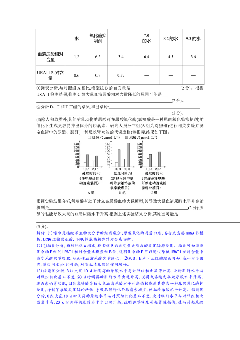 高二生物试题解析版_2025年10月高二试卷_251029湖北省部分高中协作体2025-2026学年高二上学期10月月考_湖北省部分高中协作体2025-2026学年高二上学期10月月考生物试题含答案