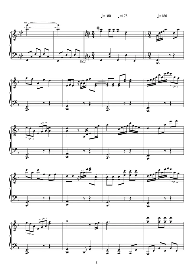 [kituneyuu][normal][4]_一万首著名钢琴曲谱哈农贝多芬合集视频教学电子版高清无水印可打印_05动漫游戏钢琴谱合集_日系东方Project钢琴谱全集_东方project钢琴谱_12　業火マントル