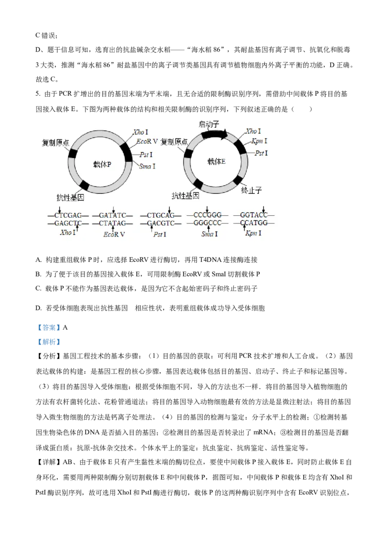 辽宁省教研教改联合体2025届高三上学期一模试题生物Word版含解析_2024-2025高三（6-6月题库）_2024年07月试卷_240714辽宁省教研教改联合体2025届高三上学期一模