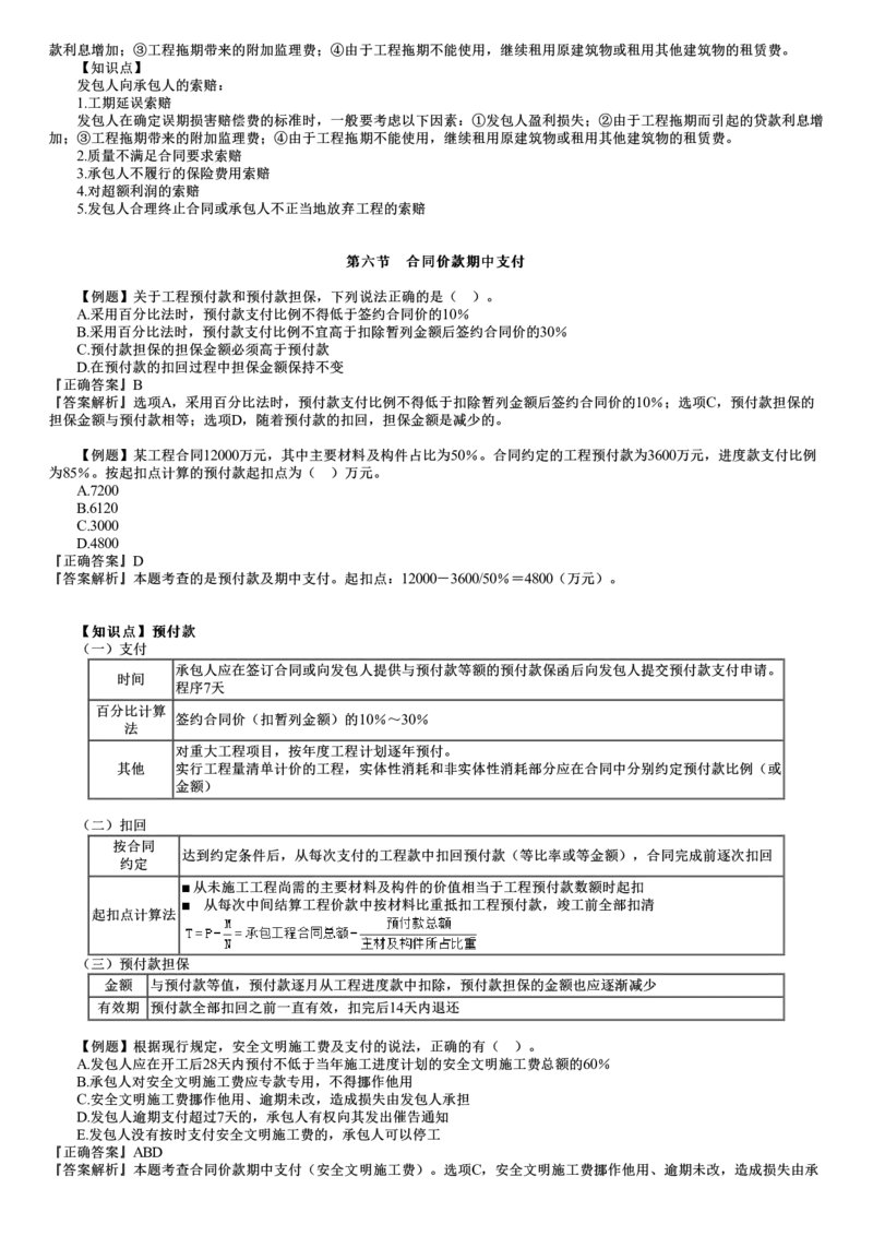 WM_投资07-第02讲　建设工程施工阶段投资控制（二）_监理工程师_2025监理工程师_2025年监理工程师-各大机构_2025年监理-土建目标_机构2-JG_02.习题班-李.娜_投资控制（土建）（2025）_讲义