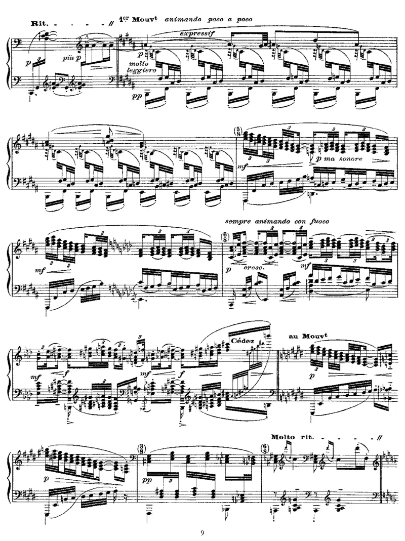 十二首练习曲第二册_一万首著名钢琴曲谱哈农贝多芬合集视频教学电子版高清无水印可打印_1古典钢琴知名音乐家谱_德彪西钢琴谱全集