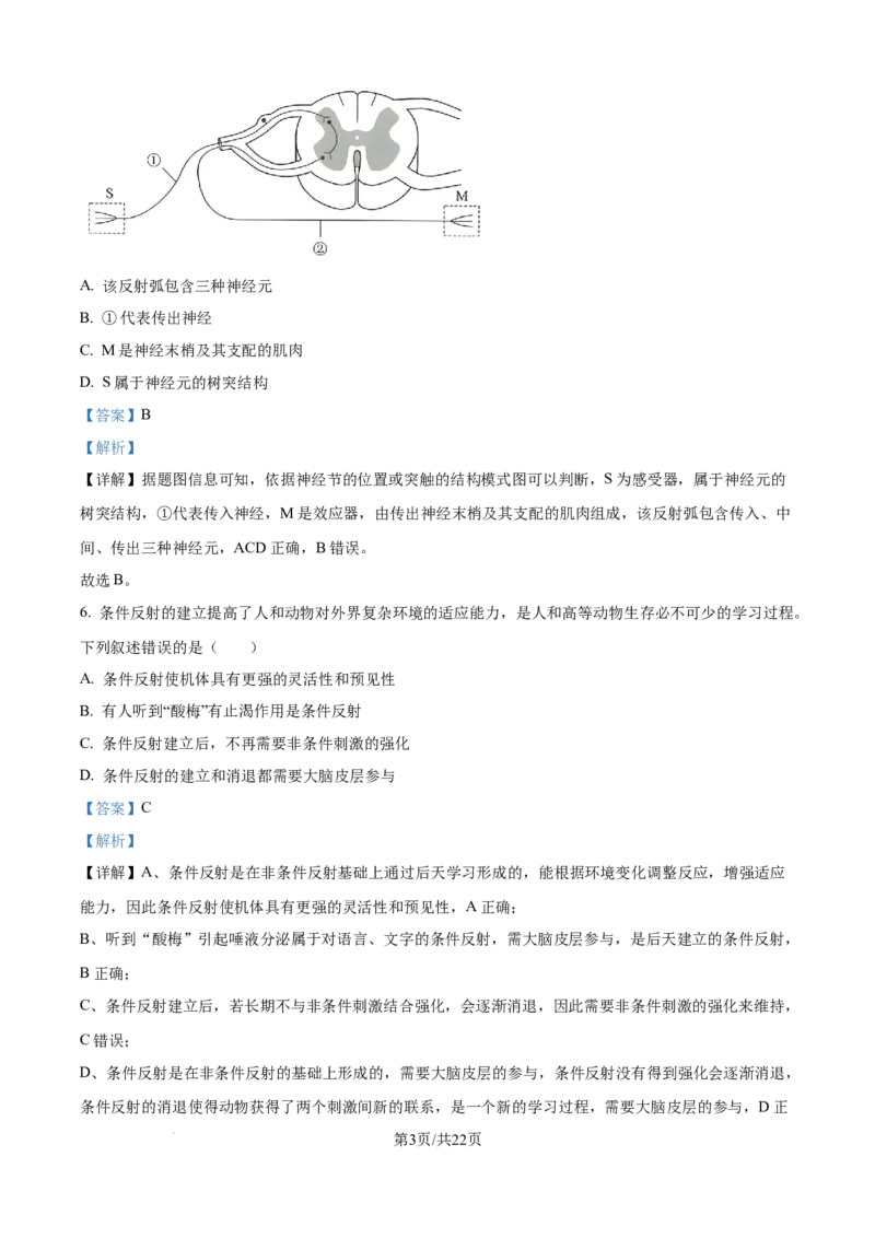 精品解析：黑龙江省龙东联盟2025-2026学年高二上学期10月月考生物试题（解析版）_2025年10月高二试卷_251014黑龙江省龙东十校联盟2025-2026学年高二上学期10月月考（全）
