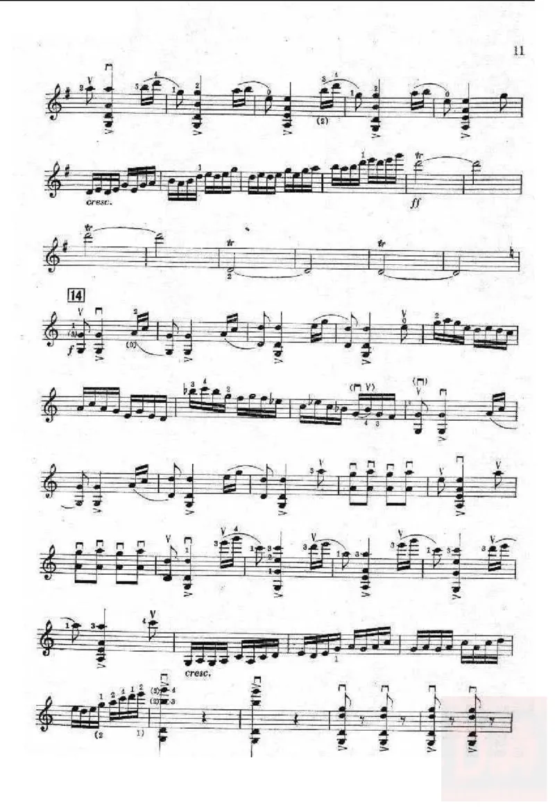 《梁祝》小提琴独奏谱_一万首著名钢琴曲谱哈农贝多芬合集视频教学电子版高清无水印可打印_08名曲总谱合集