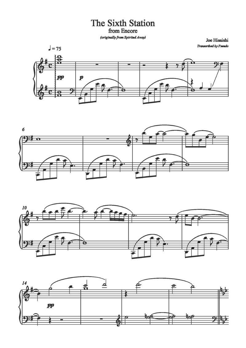 久石让谱集1_一万首著名钢琴曲谱哈农贝多芬合集视频教学电子版高清无水印可打印_02现代钢琴谱合集_久石让钢琴谱全集