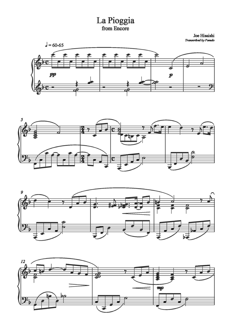 久石让谱集1_一万首著名钢琴曲谱哈农贝多芬合集视频教学电子版高清无水印可打印_02现代钢琴谱合集_久石让钢琴谱全集