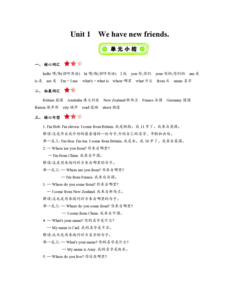 五年级上册英语人教精通版知识要点_小学1-6年级全部试卷_英语_五年级_3-10-5、小学五年级英语上册_3-10-5-1、复习、知识点、归纳汇总_其它