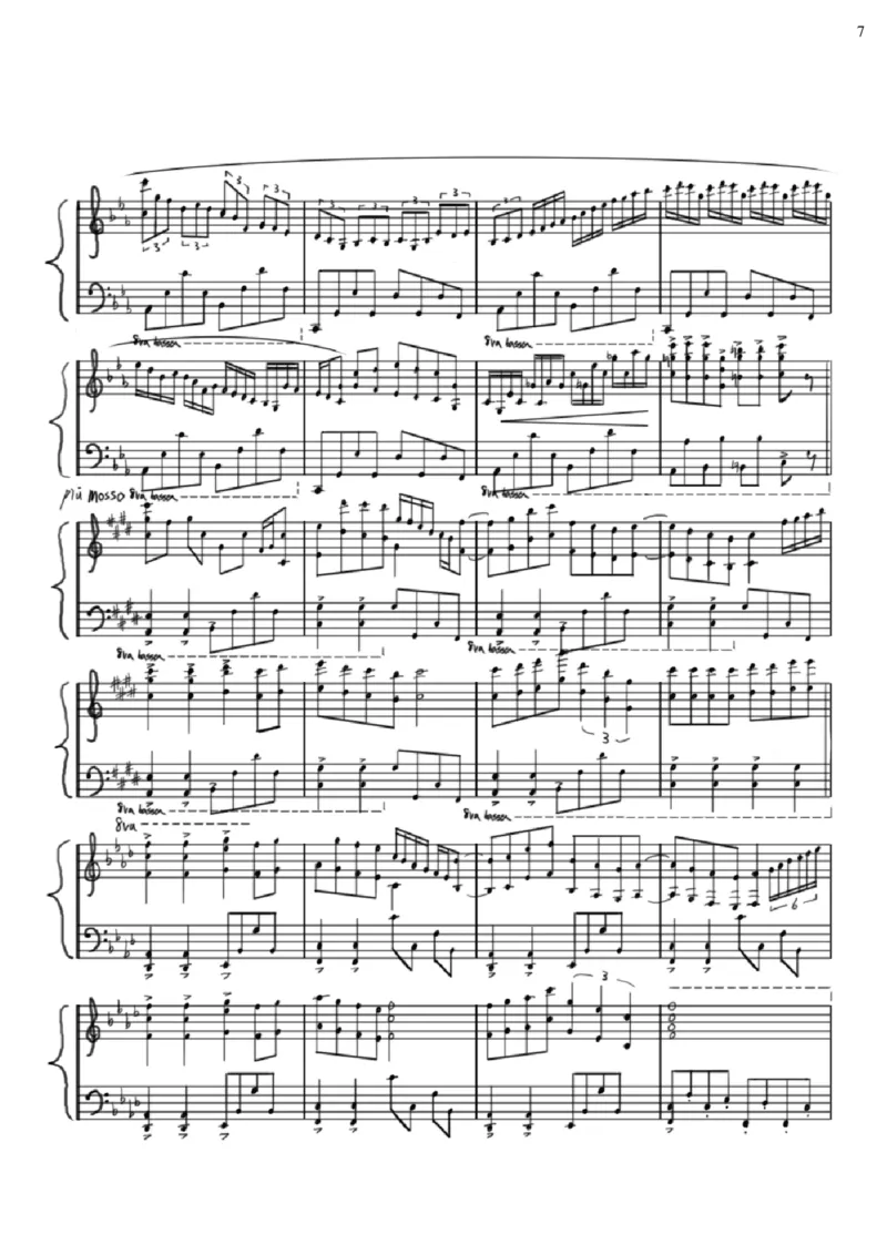 [白と黒の夢郷][lunatic][8]_一万首著名钢琴曲谱哈农贝多芬合集视频教学电子版高清无水印可打印_05动漫游戏钢琴谱合集_日系东方Project钢琴谱全集_东方project钢琴谱