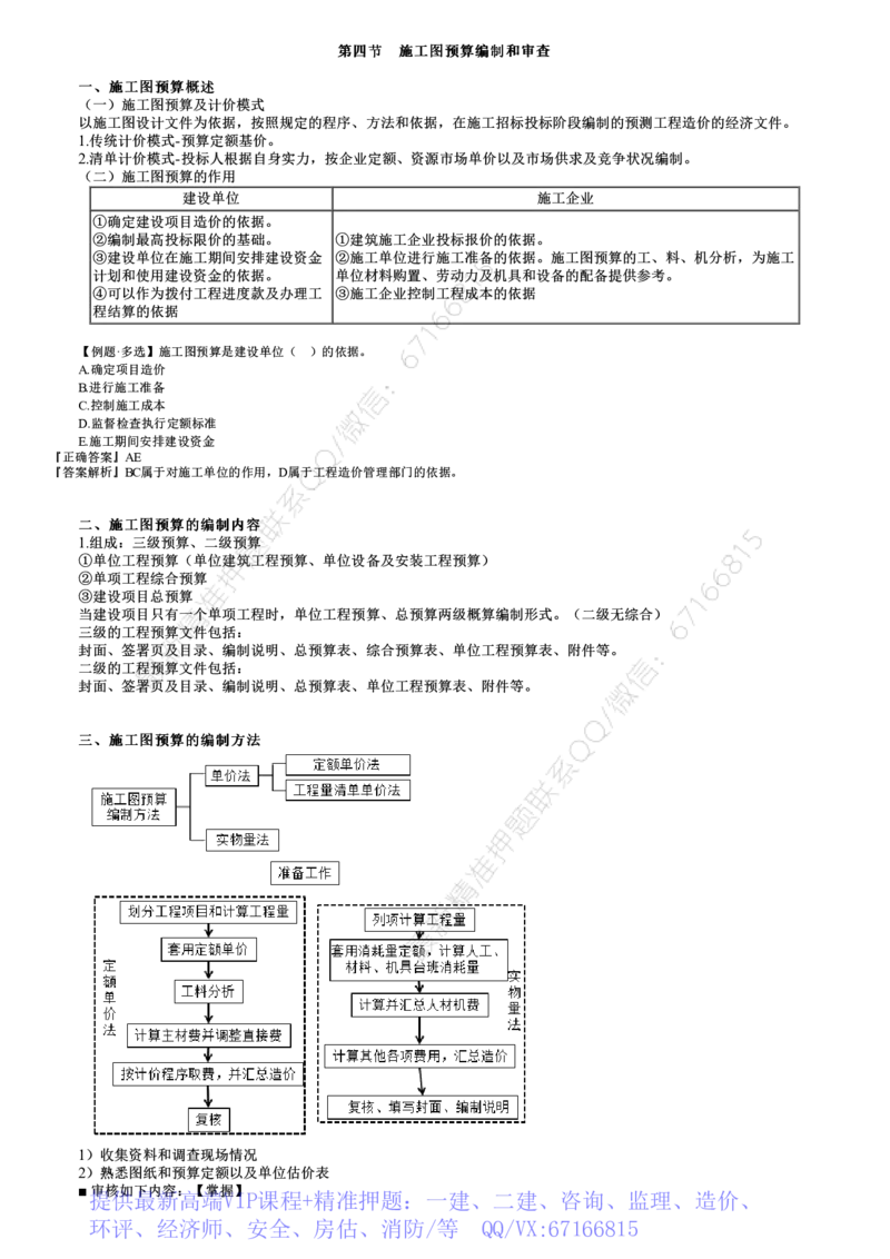 WM_投资05-第04讲　施工图预算编制和审查_监理工程师_2025监理工程师_2025年监理工程师-各大机构_2025年监理-土建目标_机构2-JG_01.精讲班-李.娜_投资控制（土建）（2025）_讲义
