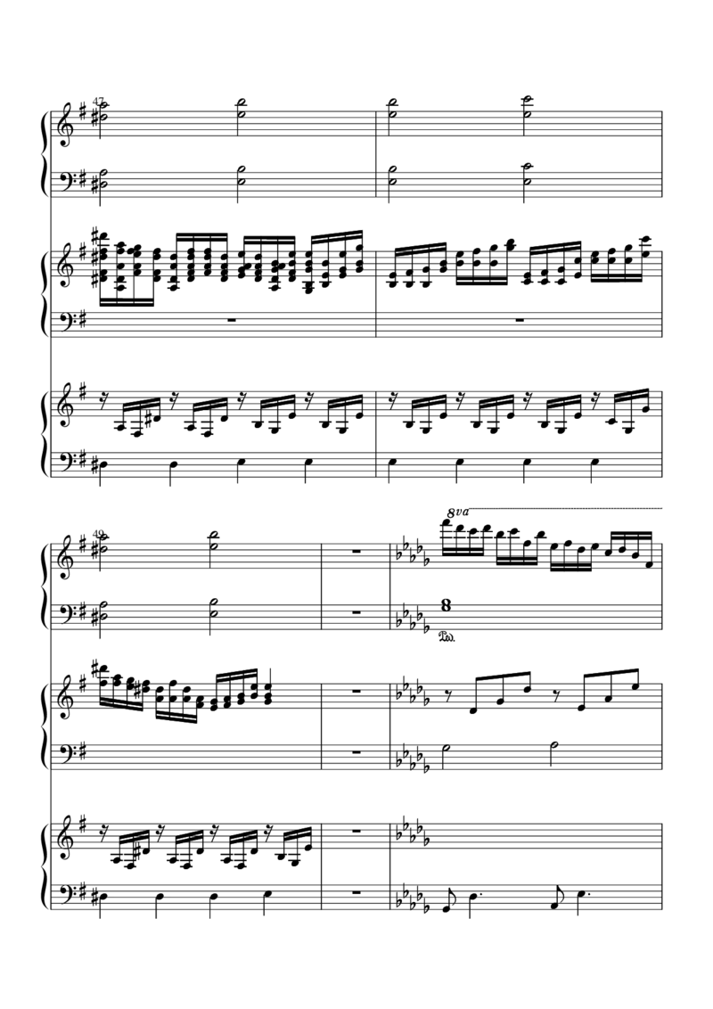 [nico][lunatic][26]verLunatic_一万首著名钢琴曲谱哈农贝多芬合集视频教学电子版高清无水印可打印_05动漫游戏钢琴谱合集_日系东方Project钢琴谱全集_东方project钢琴谱