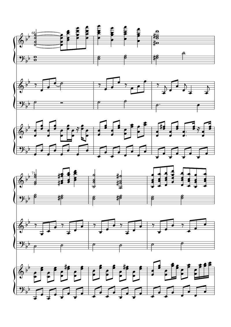 [nico][lunatic][26]verLunatic_一万首著名钢琴曲谱哈农贝多芬合集视频教学电子版高清无水印可打印_05动漫游戏钢琴谱合集_日系东方Project钢琴谱全集_东方project钢琴谱