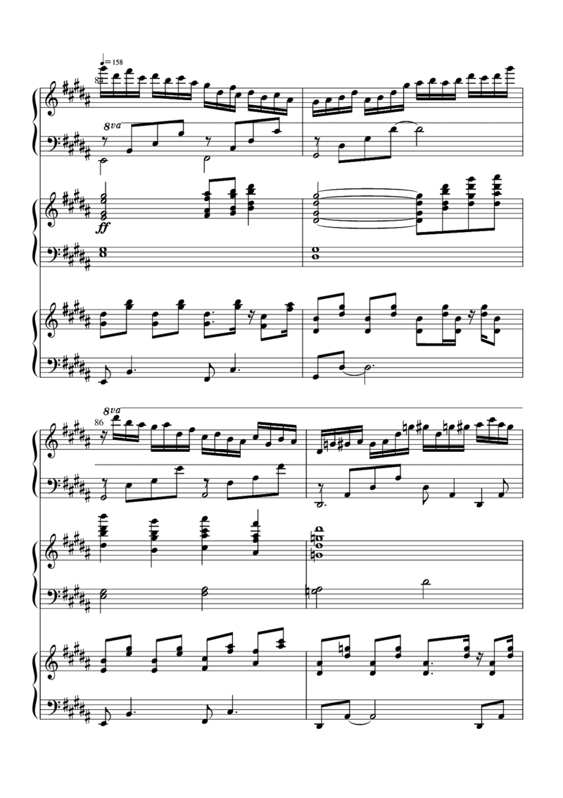 [nico][lunatic][26]verLunatic_一万首著名钢琴曲谱哈农贝多芬合集视频教学电子版高清无水印可打印_05动漫游戏钢琴谱合集_日系东方Project钢琴谱全集_东方project钢琴谱