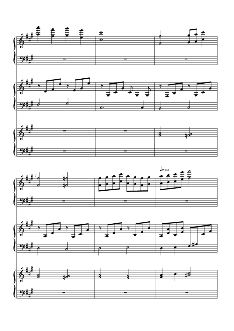 [nico][lunatic][26]verLunatic_一万首著名钢琴曲谱哈农贝多芬合集视频教学电子版高清无水印可打印_05动漫游戏钢琴谱合集_日系东方Project钢琴谱全集_东方project钢琴谱