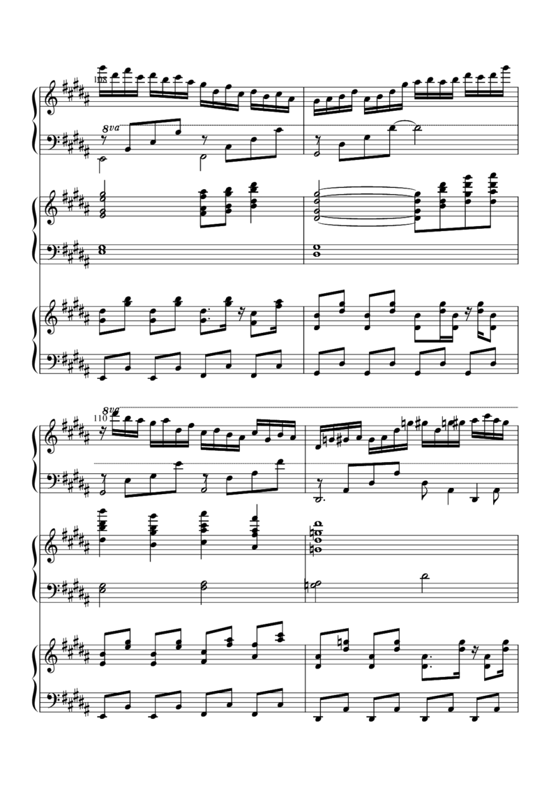 [nico][lunatic][26]verLunatic_一万首著名钢琴曲谱哈农贝多芬合集视频教学电子版高清无水印可打印_05动漫游戏钢琴谱合集_日系东方Project钢琴谱全集_东方project钢琴谱