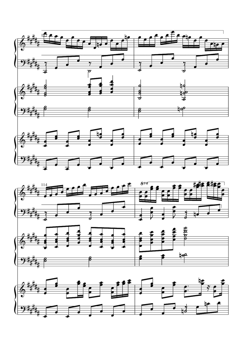 [nico][lunatic][26]verLunatic_一万首著名钢琴曲谱哈农贝多芬合集视频教学电子版高清无水印可打印_05动漫游戏钢琴谱合集_日系东方Project钢琴谱全集_东方project钢琴谱