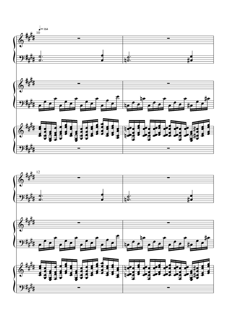 [nico][lunatic][26]verLunatic_一万首著名钢琴曲谱哈农贝多芬合集视频教学电子版高清无水印可打印_05动漫游戏钢琴谱合集_日系东方Project钢琴谱全集_东方project钢琴谱