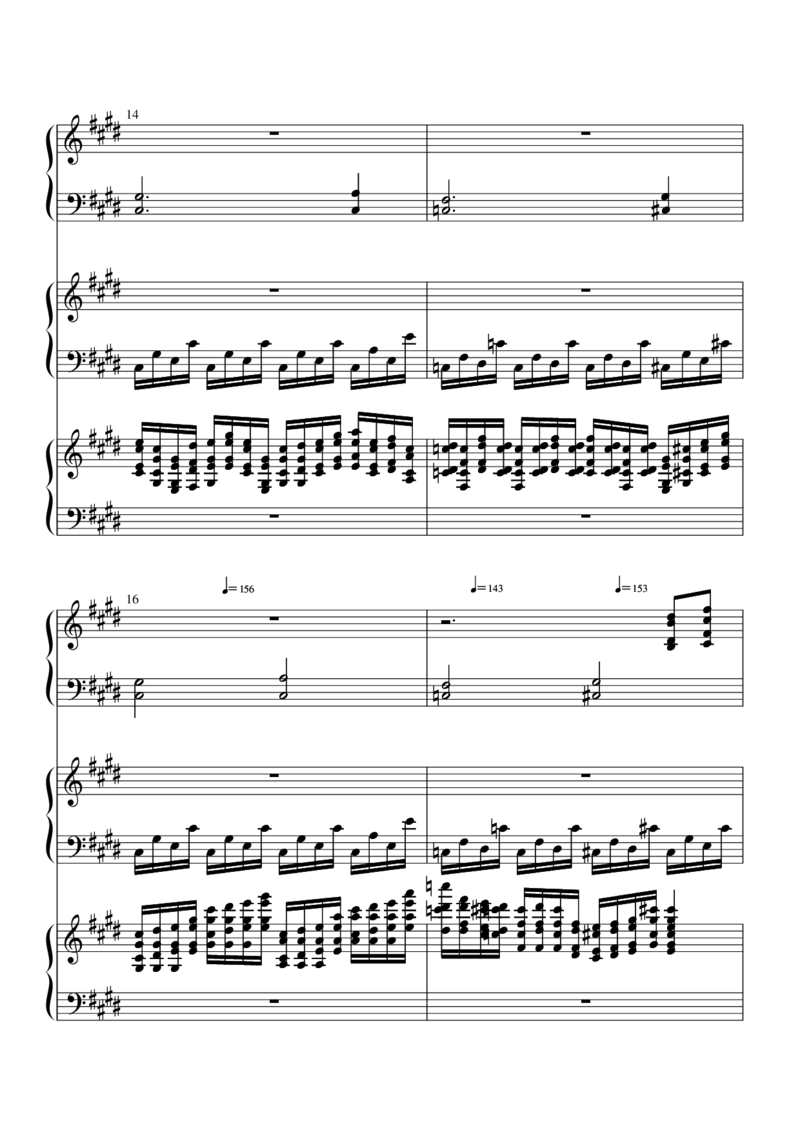 [nico][lunatic][26]verLunatic_一万首著名钢琴曲谱哈农贝多芬合集视频教学电子版高清无水印可打印_05动漫游戏钢琴谱合集_日系东方Project钢琴谱全集_东方project钢琴谱