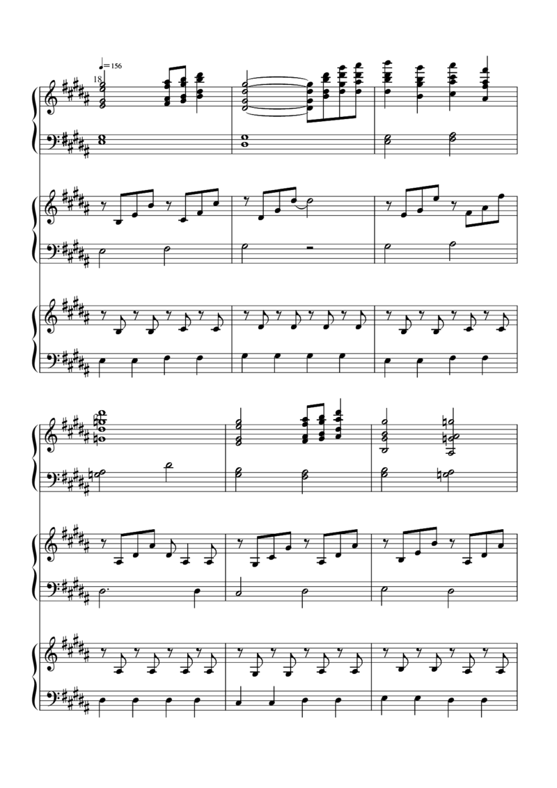 [nico][lunatic][26]verLunatic_一万首著名钢琴曲谱哈农贝多芬合集视频教学电子版高清无水印可打印_05动漫游戏钢琴谱合集_日系东方Project钢琴谱全集_东方project钢琴谱