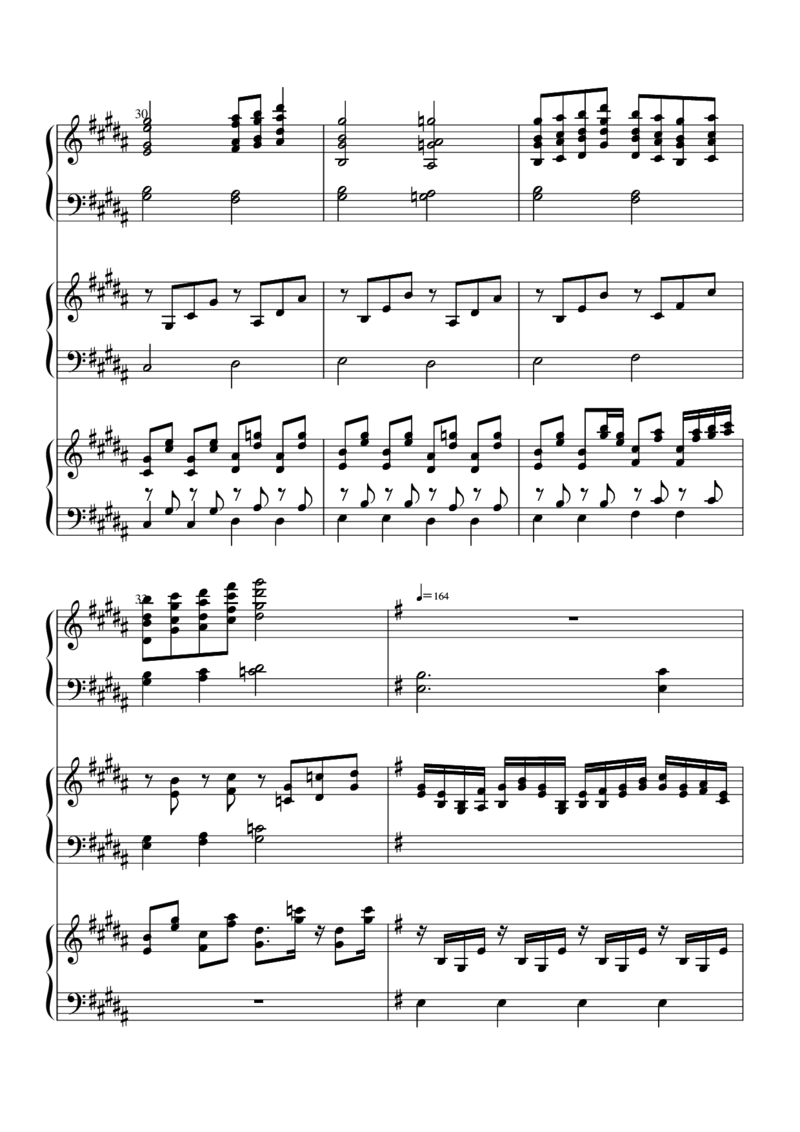 [nico][lunatic][26]verLunatic_一万首著名钢琴曲谱哈农贝多芬合集视频教学电子版高清无水印可打印_05动漫游戏钢琴谱合集_日系东方Project钢琴谱全集_东方project钢琴谱