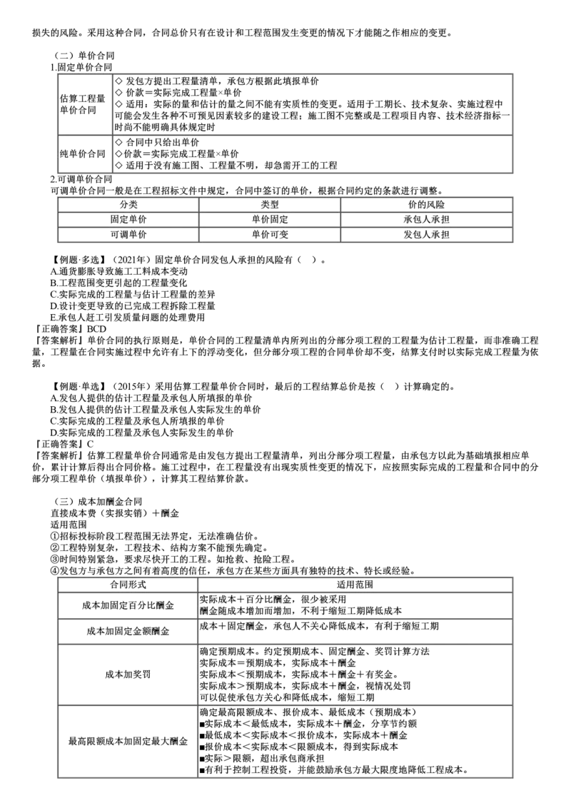 WM_投资06-第03讲　合同价款约定_监理工程师_2025监理工程师_2025年监理工程师-各大机构_2025年监理-土建目标_机构2-JG_01.精讲班-李.娜_投资控制（土建）（2025）_讲义