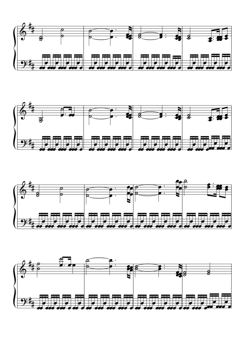 [東方ピアノEasyモード楽譜][lunatic][7]_一万首著名钢琴曲谱哈农贝多芬合集视频教学电子版高清无水印可打印_05动漫游戏钢琴谱合集_日系东方Project钢琴谱全集_东方project钢琴谱