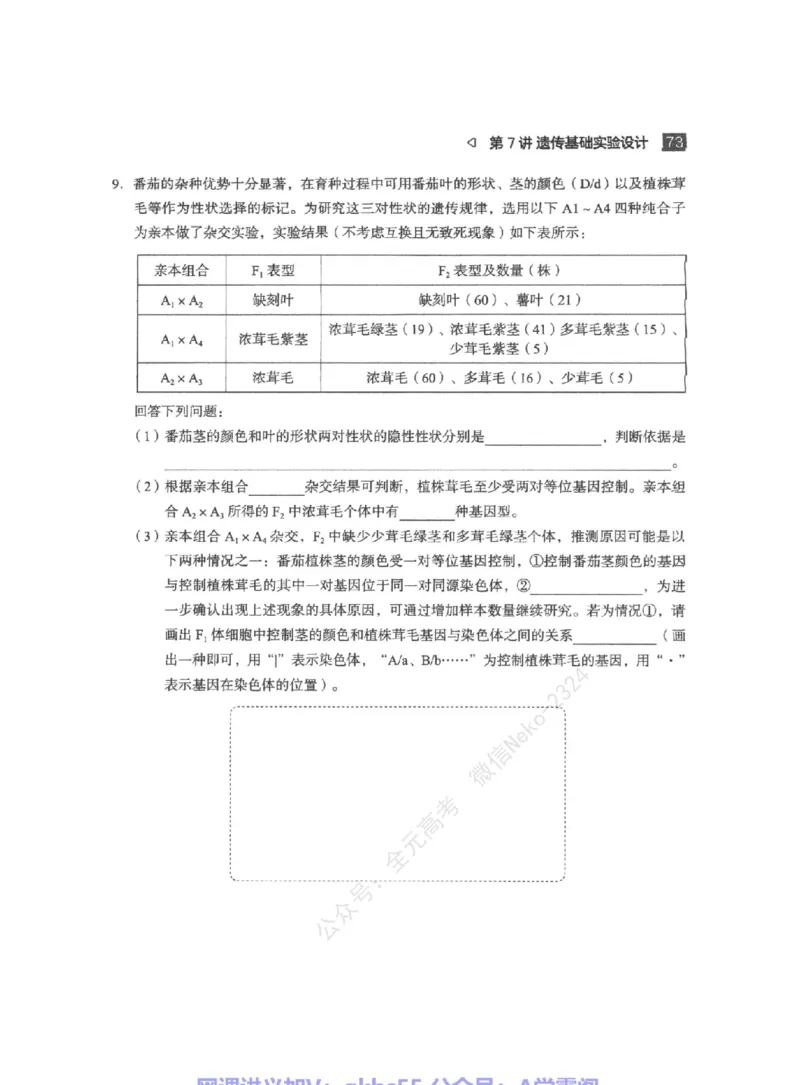 高考生物学业规划与方法指导二轮寒-薄本@_2024-2025高三（6-6月题库）_2024年09月试卷_万猛