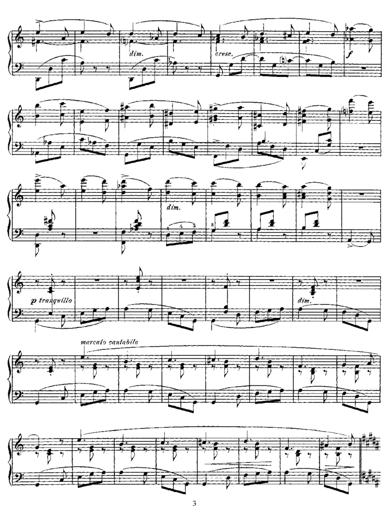 伤感圆舞曲ValseLangoureuse,Op120_一万首著名钢琴曲谱哈农贝多芬合集视频教学电子版高清无水印可打印_1古典钢琴知名音乐家谱_圣桑钢琴谱全集