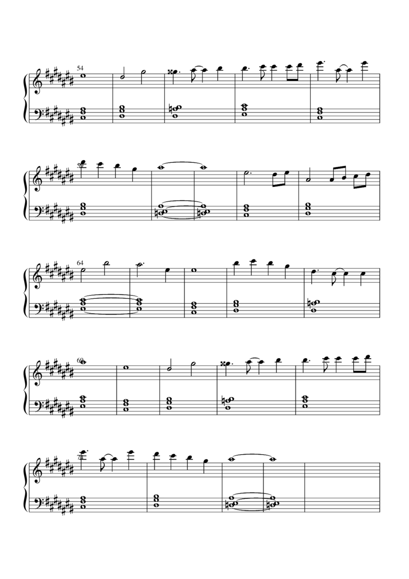 [nico][easy][3]vereasy_一万首著名钢琴曲谱哈农贝多芬合集视频教学电子版高清无水印可打印_05动漫游戏钢琴谱合集_日系东方Project钢琴谱全集_东方project钢琴谱_16　幼心地の有頂天