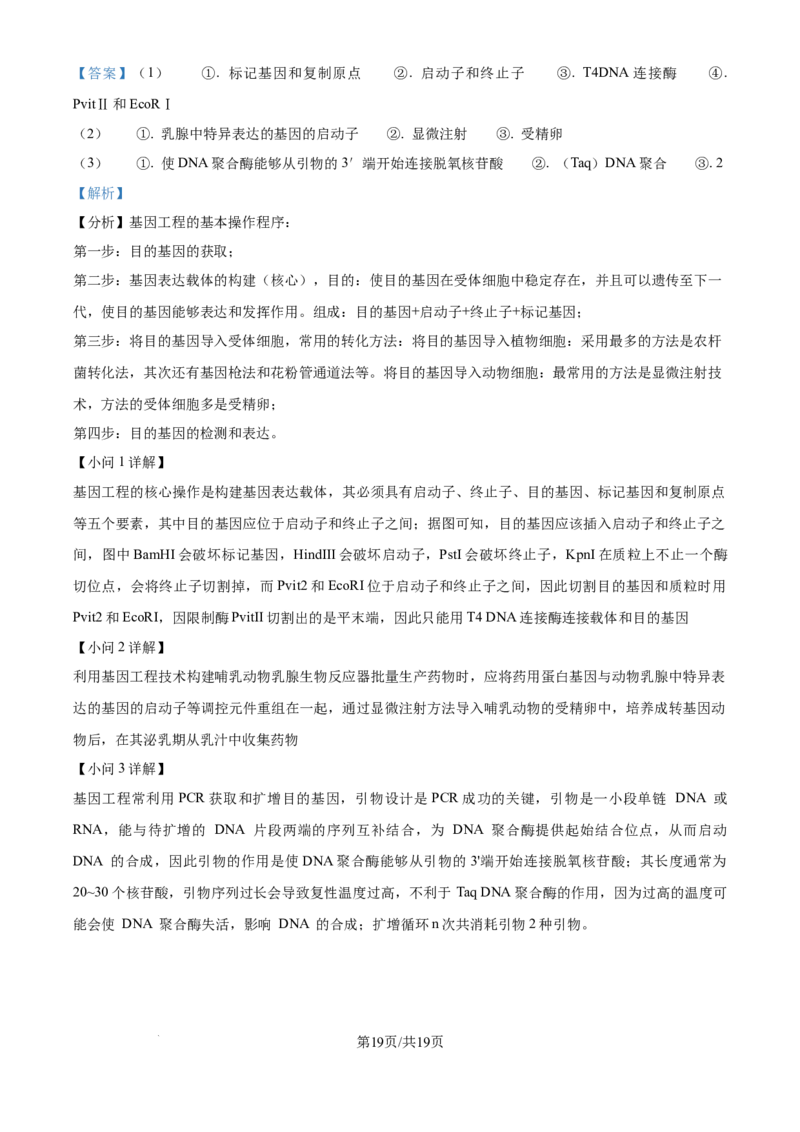 精品解析：四川省成都市蓉城名校2024-2025学年高三上学期入学考试生物试题（解析版）_2024-2025高三（6-6月题库）_2024年09月试卷