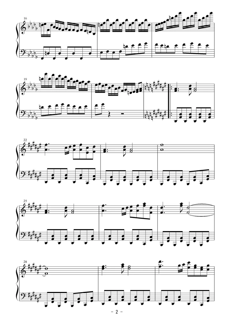 [Bosendorfer][hard][6]_一万首著名钢琴曲谱哈农贝多芬合集视频教学电子版高清无水印可打印_05动漫游戏钢琴谱合集_日系东方Project钢琴谱全集_东方project钢琴谱_09　少女綺想曲　～DreamBattle