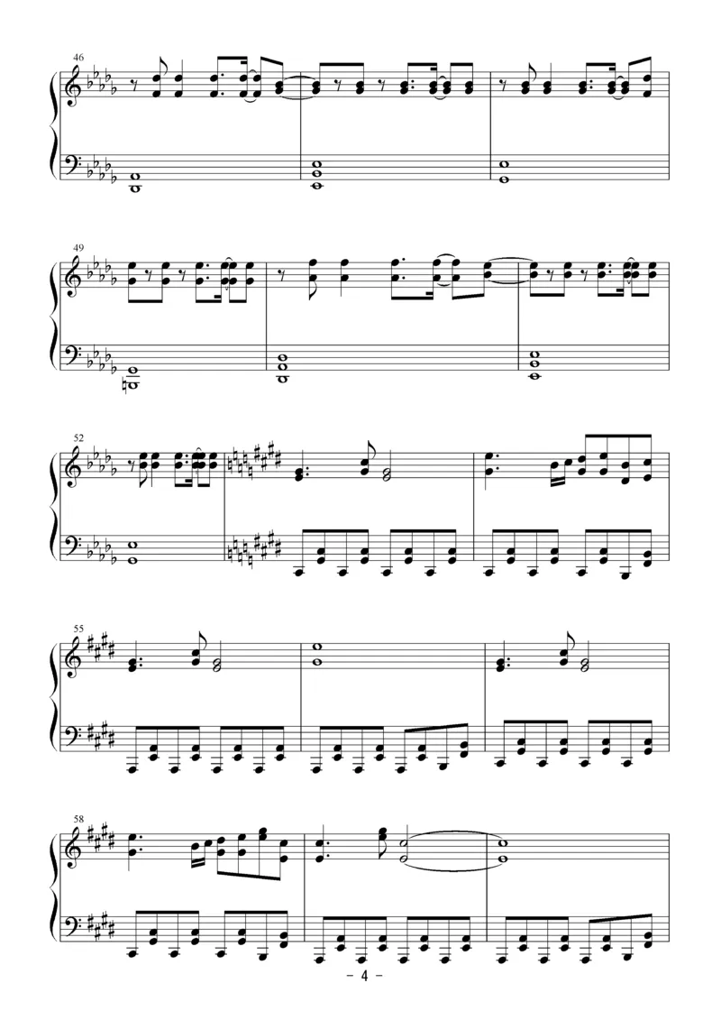 [Bosendorfer][hard][6]_一万首著名钢琴曲谱哈农贝多芬合集视频教学电子版高清无水印可打印_05动漫游戏钢琴谱合集_日系东方Project钢琴谱全集_东方project钢琴谱_09　少女綺想曲　～DreamBattle