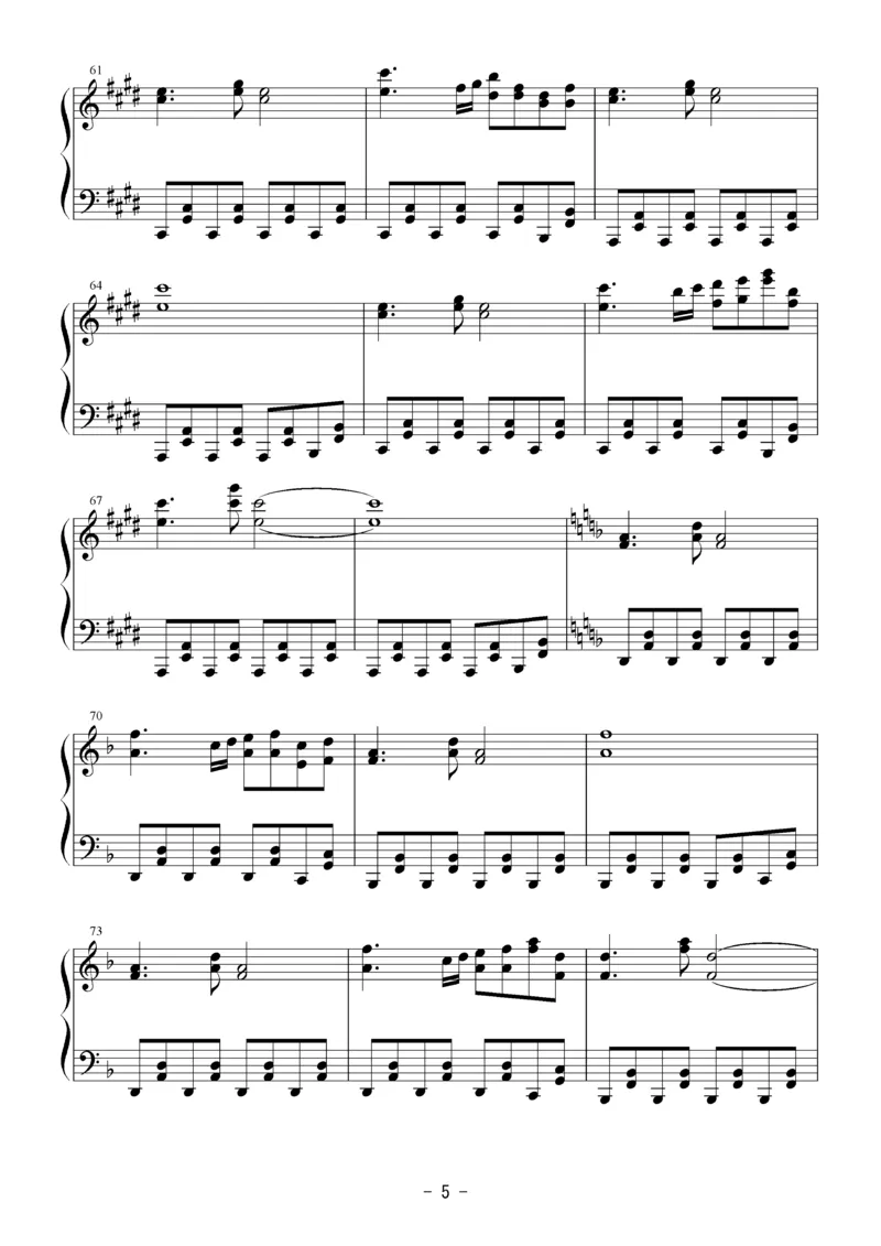 [Bosendorfer][hard][6]_一万首著名钢琴曲谱哈农贝多芬合集视频教学电子版高清无水印可打印_05动漫游戏钢琴谱合集_日系东方Project钢琴谱全集_东方project钢琴谱_09　少女綺想曲　～DreamBattle