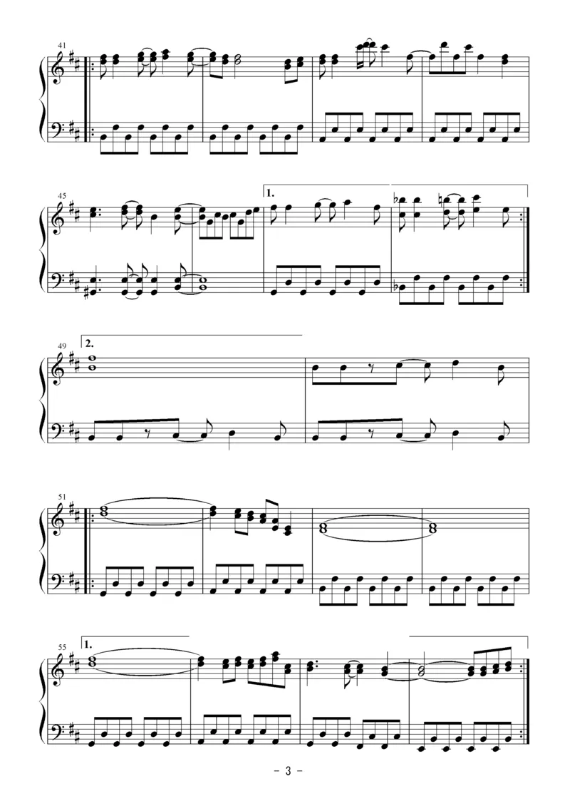 [Bosendorfer][normal][6]_一万首著名钢琴曲谱哈农贝多芬合集视频教学电子版高清无水印可打印_05动漫游戏钢琴谱合集_日系东方Project钢琴谱全集_东方project钢琴谱