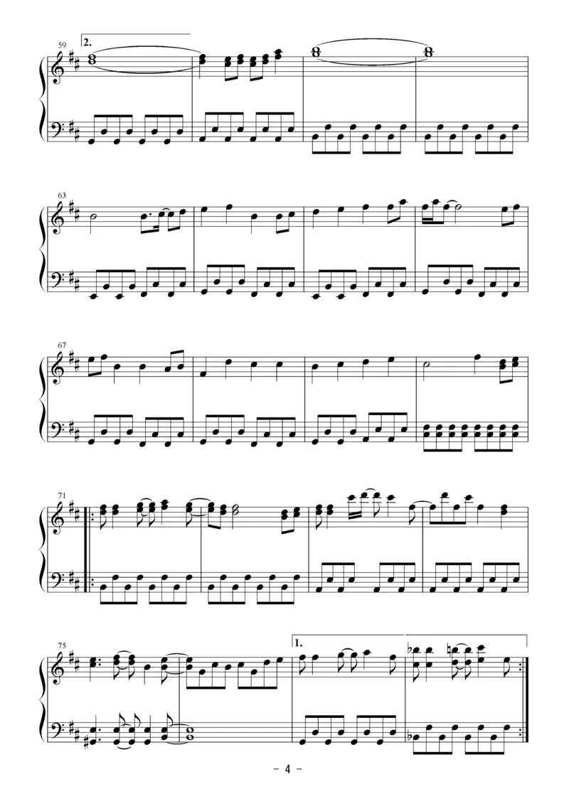 [Bosendorfer][normal][6]_一万首著名钢琴曲谱哈农贝多芬合集视频教学电子版高清无水印可打印_05动漫游戏钢琴谱合集_日系东方Project钢琴谱全集_东方project钢琴谱