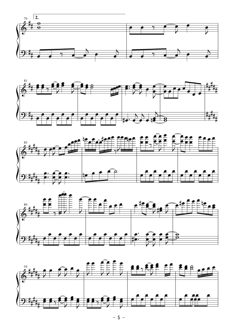 [Bosendorfer][normal][6]_一万首著名钢琴曲谱哈农贝多芬合集视频教学电子版高清无水印可打印_05动漫游戏钢琴谱合集_日系东方Project钢琴谱全集_东方project钢琴谱