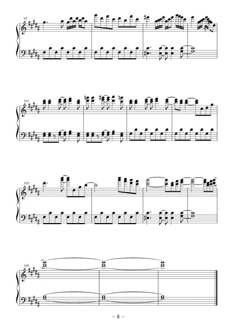 [Bosendorfer][normal][6]_一万首著名钢琴曲谱哈农贝多芬合集视频教学电子版高清无水印可打印_05动漫游戏钢琴谱合集_日系东方Project钢琴谱全集_东方project钢琴谱