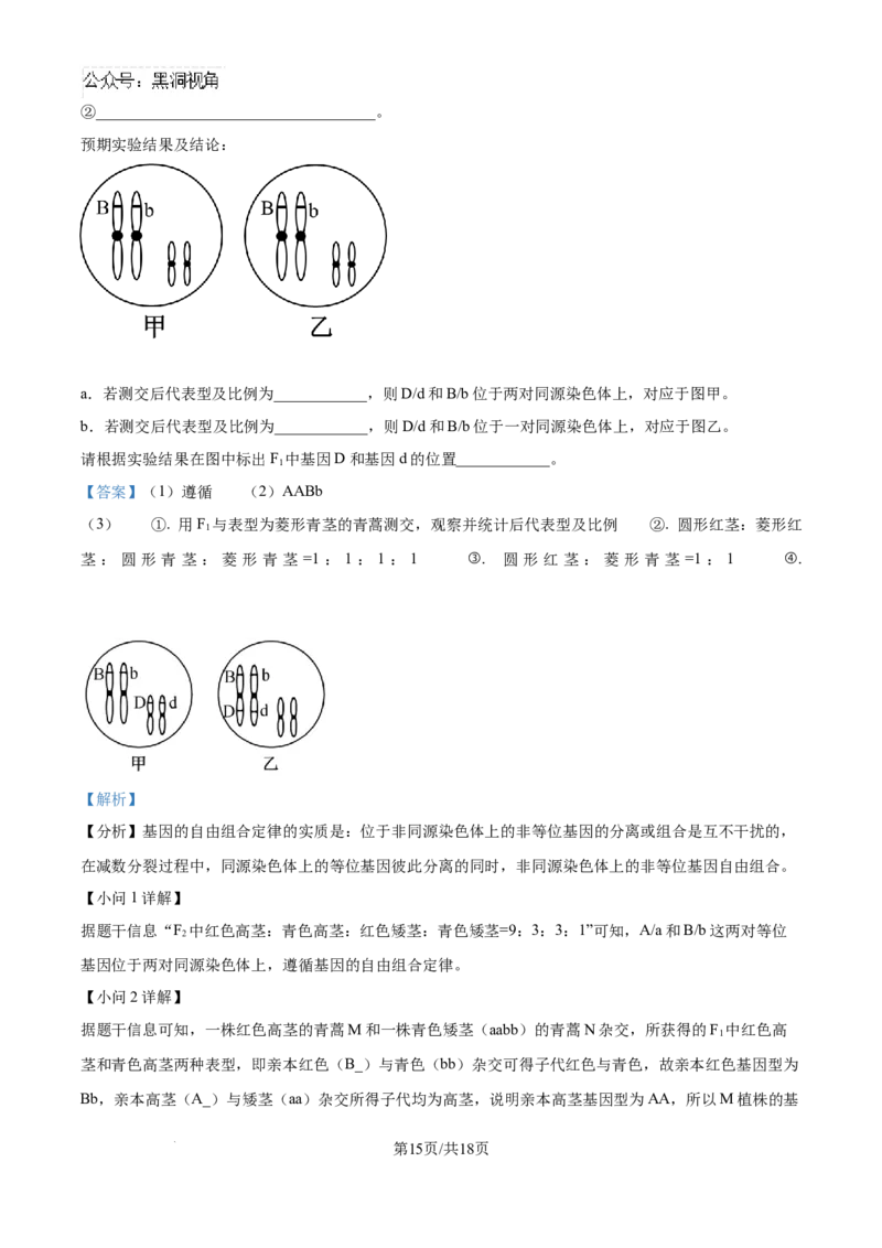 甘肃省白银市靖远县第一中学2024-2025学年高三上学期9月月考生物试题（解析）_2024-2025高三（6-6月题库）_2024年09月试卷_09252025高考模拟金典卷25新高考JD&middot;Y