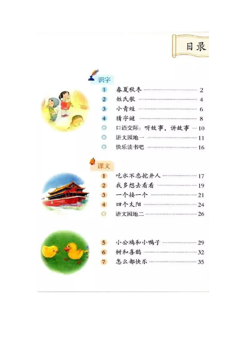 一年级下册语文部编版课堂笔记_小学1-6年级全部试卷_语文_一年级_3-6-2、小学一年级语文下册_3-6-2-1、复习、知识点、归纳汇总_部编版