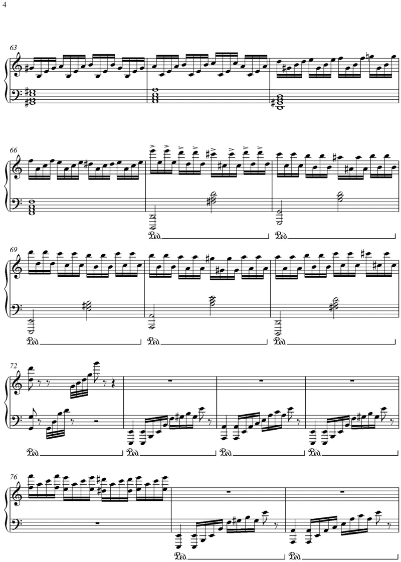 wonderland_一万首著名钢琴曲谱哈农贝多芬合集视频教学电子版高清无水印可打印_02现代钢琴谱合集_马克西姆钢琴谱全集