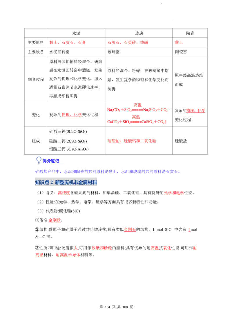 2026届高考化学各元素知识点（大全）_2024-2026高三（6-6月题库）_2025年12月高三试卷_2512062026届高考化学各元素知识点（大全）