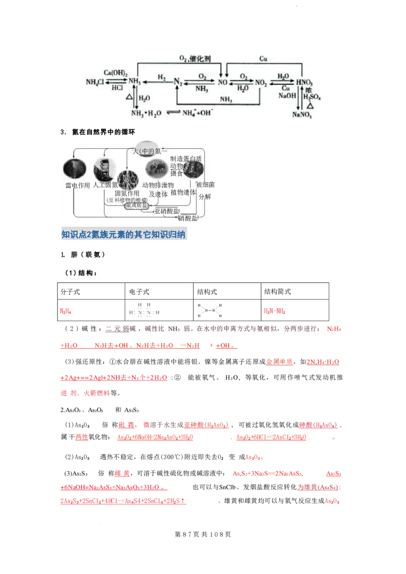 2026届高考化学各元素知识点（大全）_2024-2026高三（6-6月题库）_2025年12月高三试卷_2512062026届高考化学各元素知识点（大全）