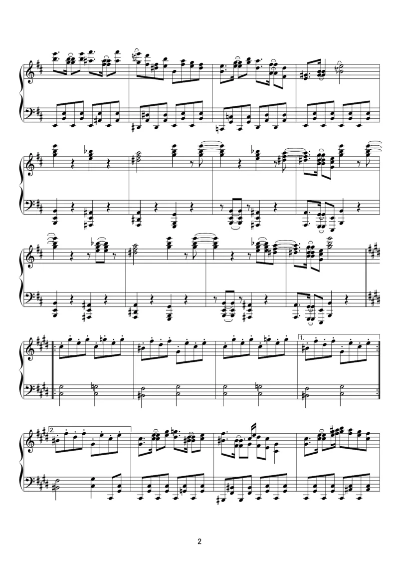 [kituneyuu][hard][5]_一万首著名钢琴曲谱哈农贝多芬合集视频教学电子版高清无水印可打印_05动漫游戏钢琴谱合集_日系东方Project钢琴谱全集_东方project钢琴谱_TH128妖精大戦争～東方三月精