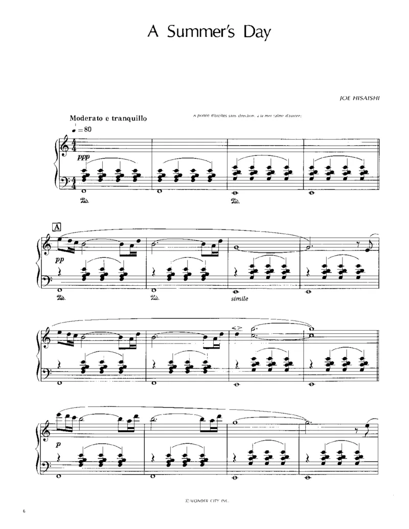 久石让谱集2_一万首著名钢琴曲谱哈农贝多芬合集视频教学电子版高清无水印可打印_02现代钢琴谱合集_久石让钢琴谱全集