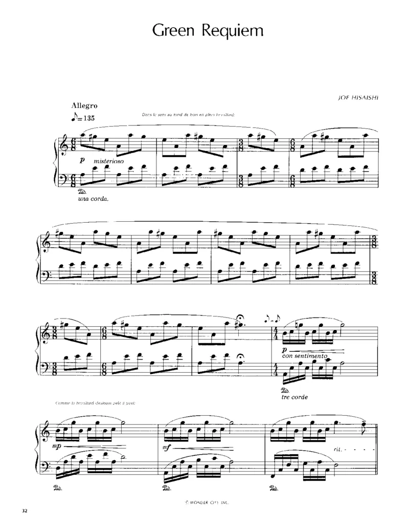 久石让谱集2_一万首著名钢琴曲谱哈农贝多芬合集视频教学电子版高清无水印可打印_02现代钢琴谱合集_久石让钢琴谱全集