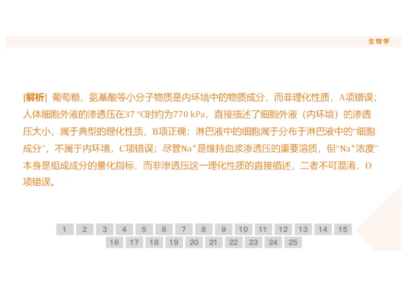 辽宁省点石联考2025-2026学年高二上学期10月月考生物试题含答案_2025年10月高二试卷_251013辽宁省点石联考2025-2026学年高二上学期10月月考