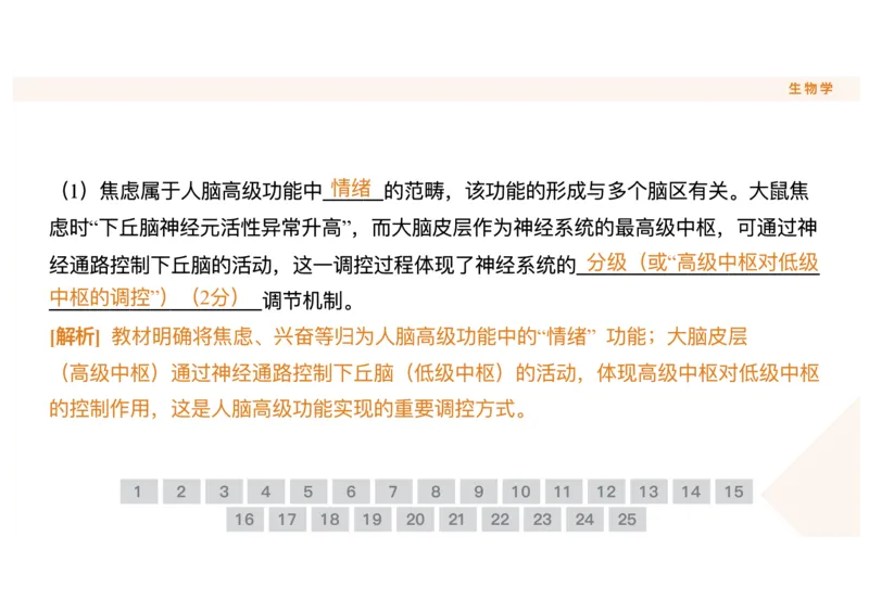 辽宁省点石联考2025-2026学年高二上学期10月月考生物试题含答案_2025年10月高二试卷_251013辽宁省点石联考2025-2026学年高二上学期10月月考