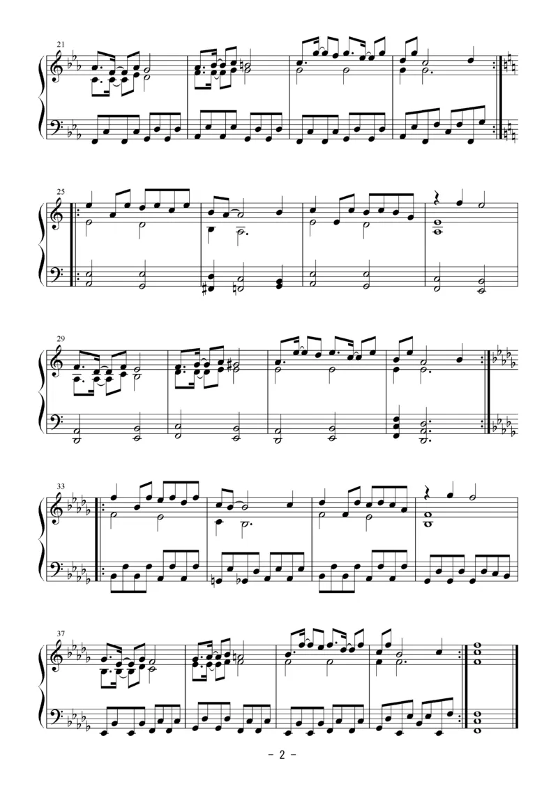 [Bosendorfer][hard][2]_一万首著名钢琴曲谱哈农贝多芬合集视频教学电子版高清无水印可打印_05动漫游戏钢琴谱合集_日系东方Project钢琴谱全集_东方project钢琴谱_11　広有射怪鳥事　～TillWhen