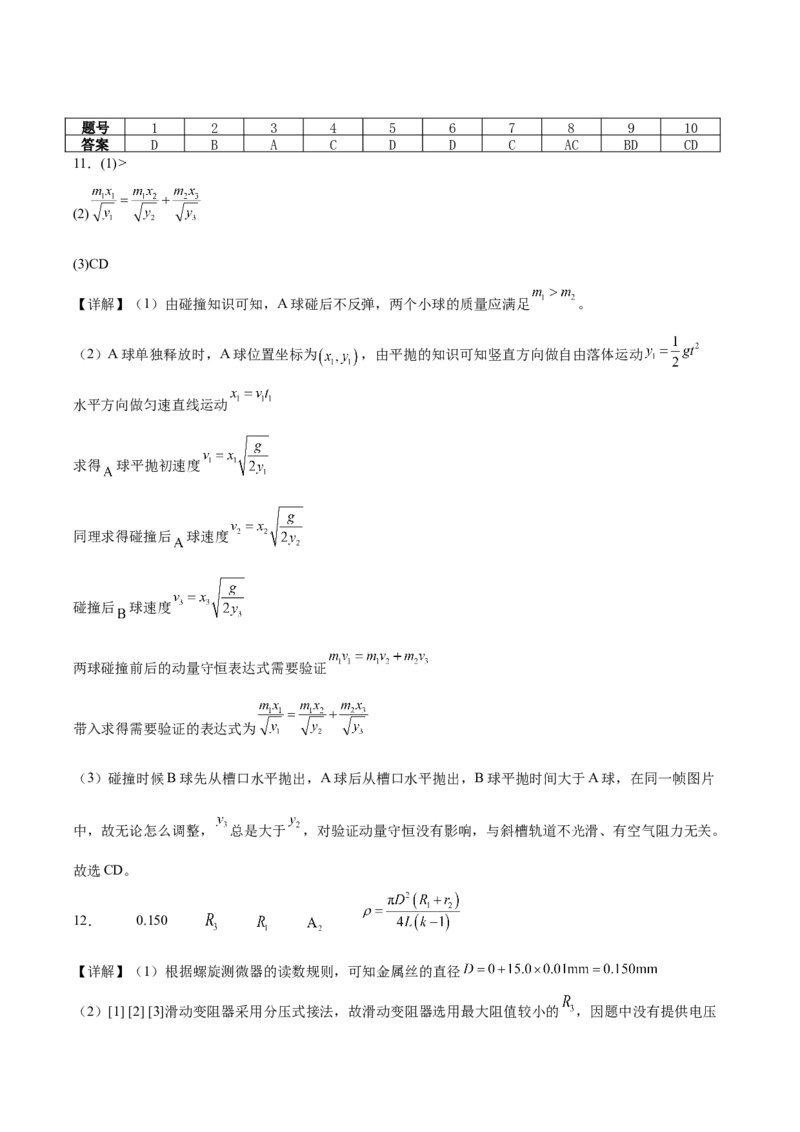 重庆市名校联盟2025-2026学年高二上学期第一次联合考试（11月期中）物理试卷（含答案）_251208重庆市名校联盟2025-2026学年高二上学期11月期中联考（全）